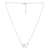 Intertwined Hearts Designer Silver Pndant - silvermark